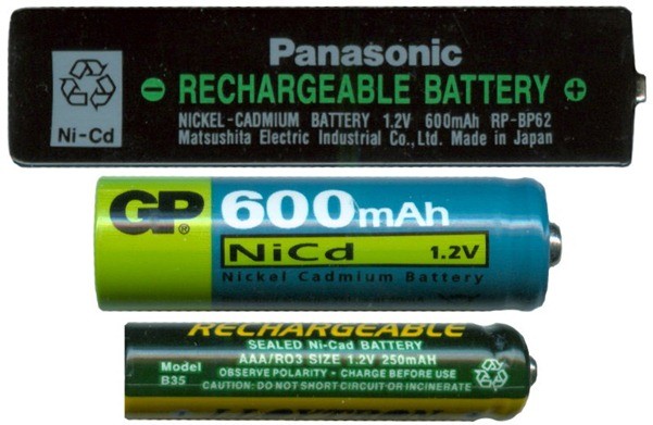 Типы аккумуляторных батарей